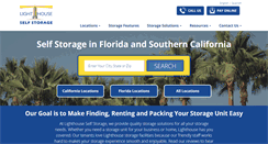 Desktop Screenshot of lighthousestorage.com