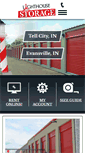 Mobile Screenshot of lighthousestorage.net